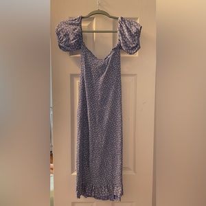 Abercrombie Smocked Midi Dress